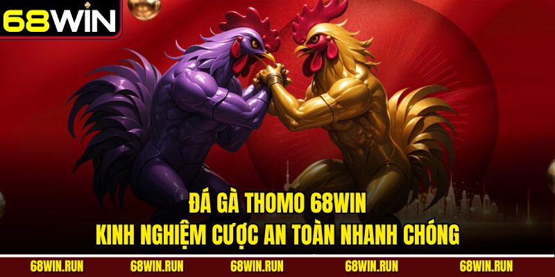 Đá Gà Thomo 68WIN – Kinh Nghiệm Cược An Toàn Nhanh Chóng